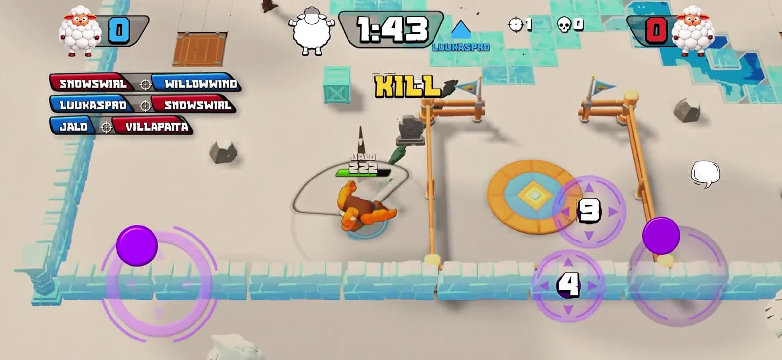 Winter / Development gameplay